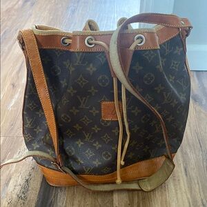 Louis Vuitton Brown Monogram Bucket Bag